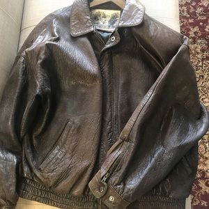 Vintage butter leather jacket